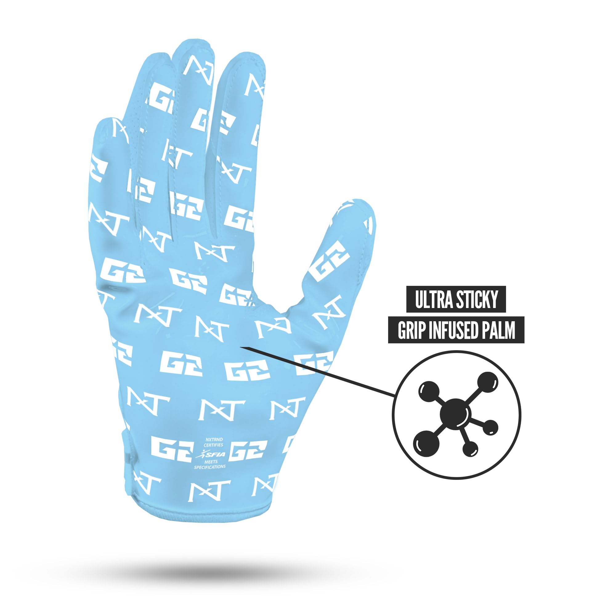 Nxtrnd G2 Pro Football Gloves Mens Ultra Sticky Elite Receiver