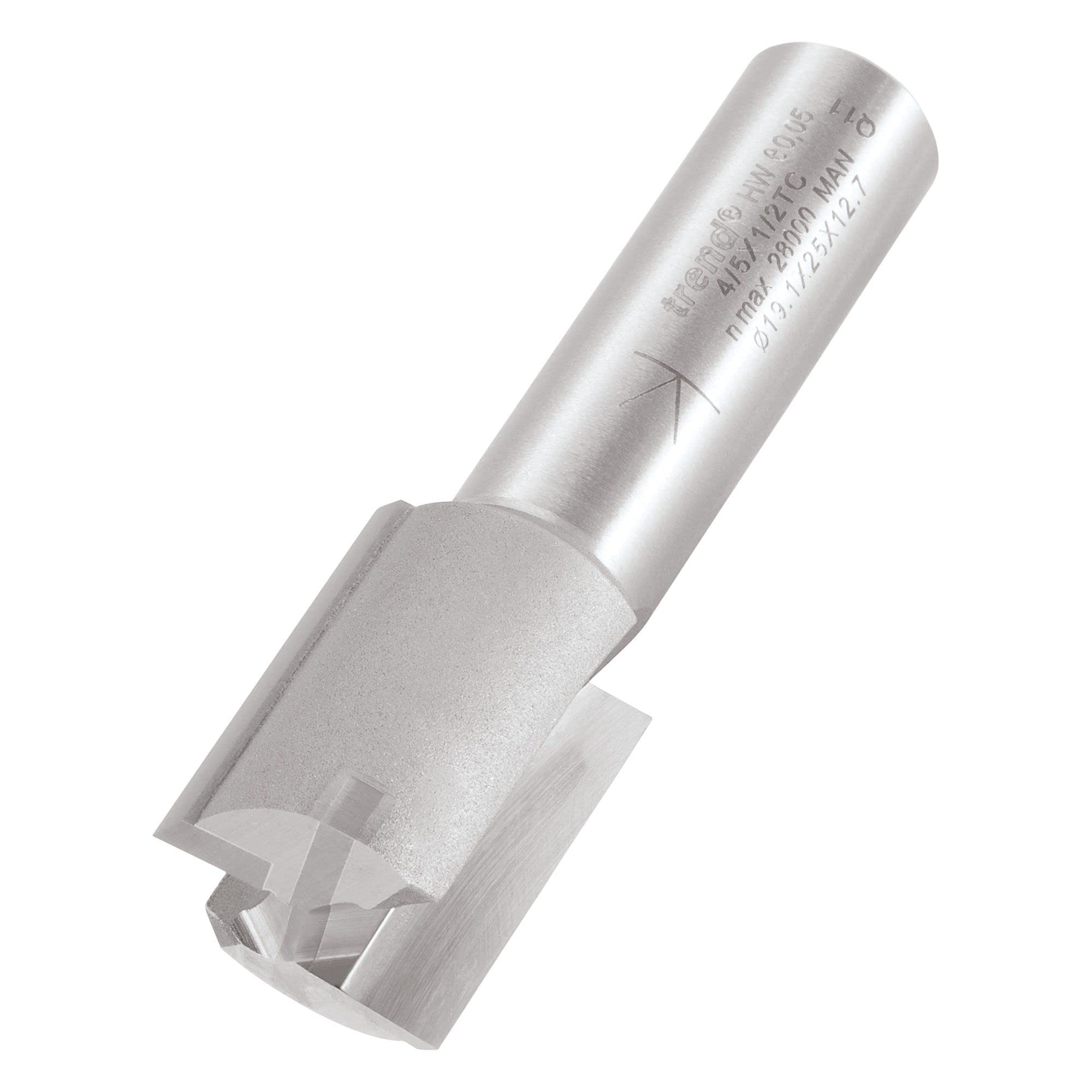 Trend Professional 4/5X1/4Tc Two Flute Cutter 19.1Mm Diameter - 1/4 Shank