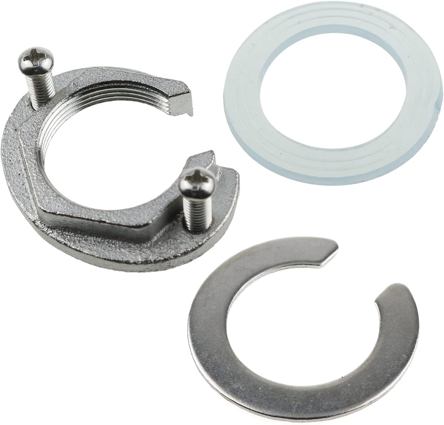 31mm Stainless Steel C Type Kitchen Faucet Antiloosing Nut Cap Fastening Circlip Washer Accessory Tool Set Faucet Accessories Wash Basin Tap Fixing Fitting Kit