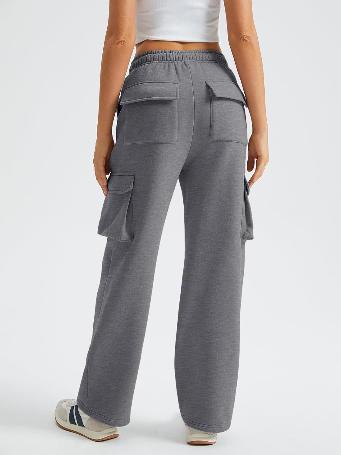 AUTOMET Womens Sweatpants Wide Leg Cargo Pants Fall Fashion Outfits Sweats Baggy Winter Clothes Streetwear Joggers - Image 4