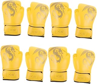 Toddmomy 4 Pares Luvas De Boxe Luvas De Muay Thai Luvas Esportivas Acessórios Esportivos Luva De Sparring Portátil Infantil Luva Tailandesa Luva De Treinamento Júnior Luva De Kickboxing