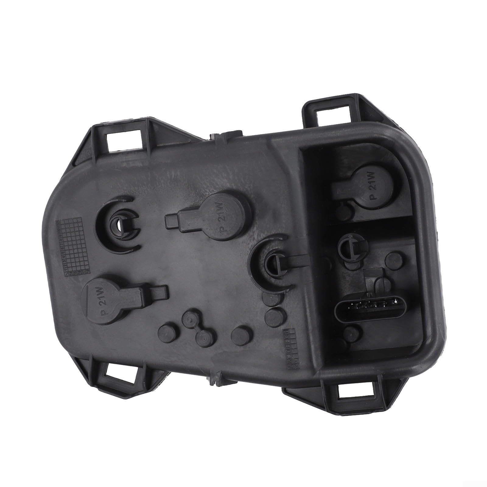 Plaque de support de lumière arrière droite pour BMW Série 1 F20 F21 LCI 2015-2020, plastique ABS noir, pièce de rechange OE 63217424496, robuste et indéformable, montage facile pour support de feu
