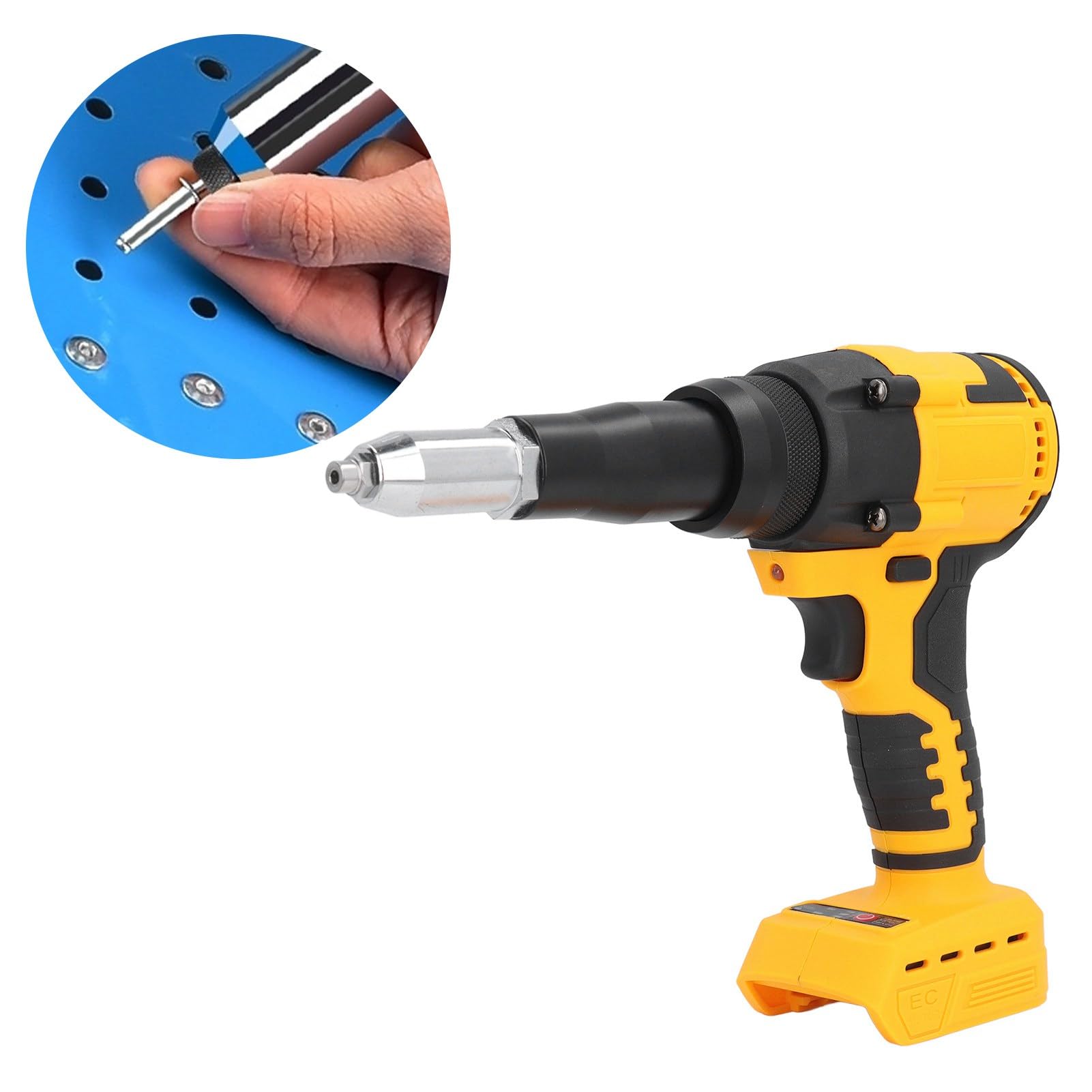 Keenso Outil de Rivetage sans Fil, 10 KN de Force de Traction, pour Usage