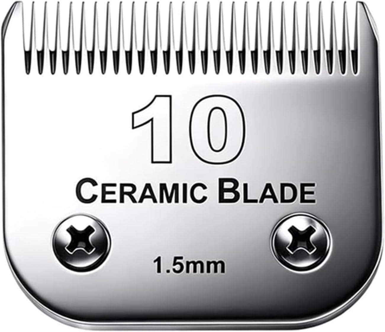 #10 Blade Dog Grooming Replacement Blade Compatible with Andis Clippers Carbon Infused Steel Detachable Ceramic Sharp Edge Also Compatible with Wahl/Oster Dog Clippers