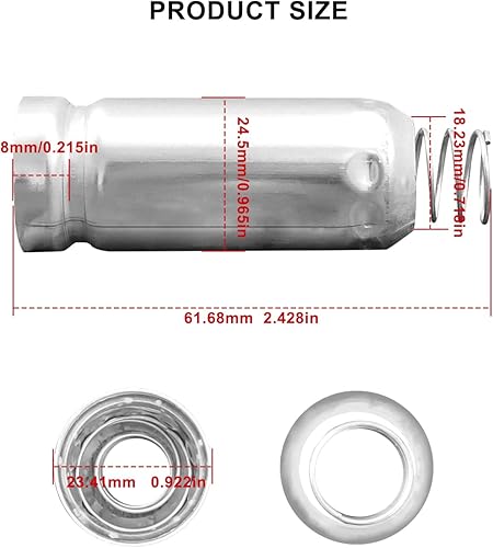 Miniatura 5 de EMIHO Paquete de 8 bujías de alambre de metal protector térmico para Chevy 5.3L 6.0L 6.2L 7.0L V8 GM LS LSX LS1 LS2 LS3 LS6 LS7 LSLT-Series Engine