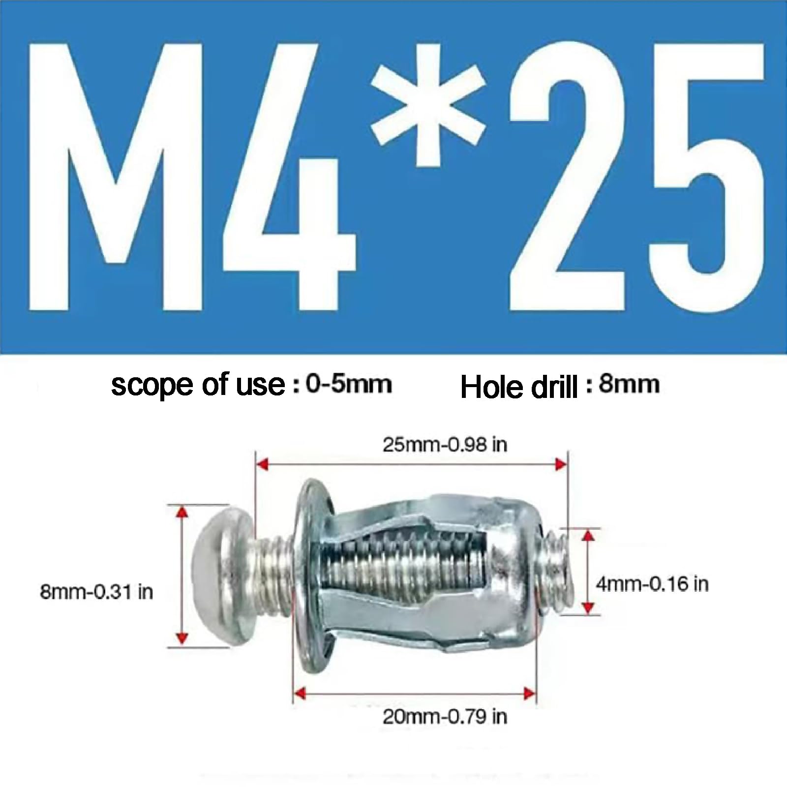 50/100 PCS Dado A Petalo A Forma di Petalo Vite Ad Espansione in Metallo Dadi A Jack con Filettatura Standard Dado Ad Espansione in Acciaio Inossidabile per Pareti Cave Ferro Plastica Metallo Sottile