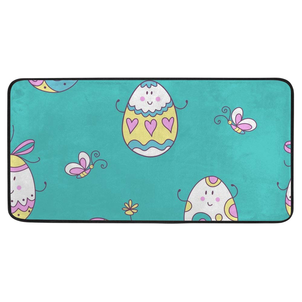 Tapis de cuisine antidérapant lavable en machine pour sol glissant