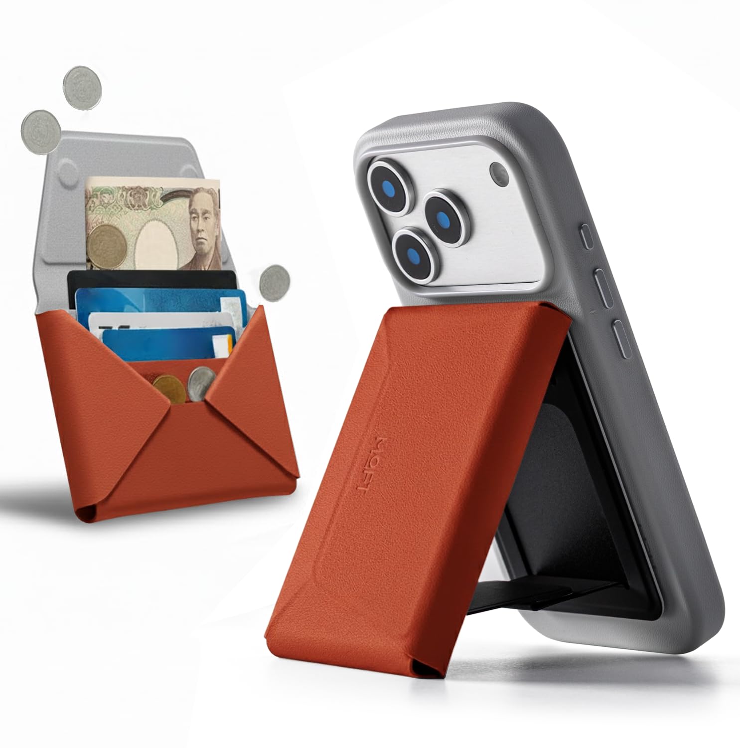 Amazon.co.jp: MOFT 多機能カードケース スマホスタンド MagSafe対応