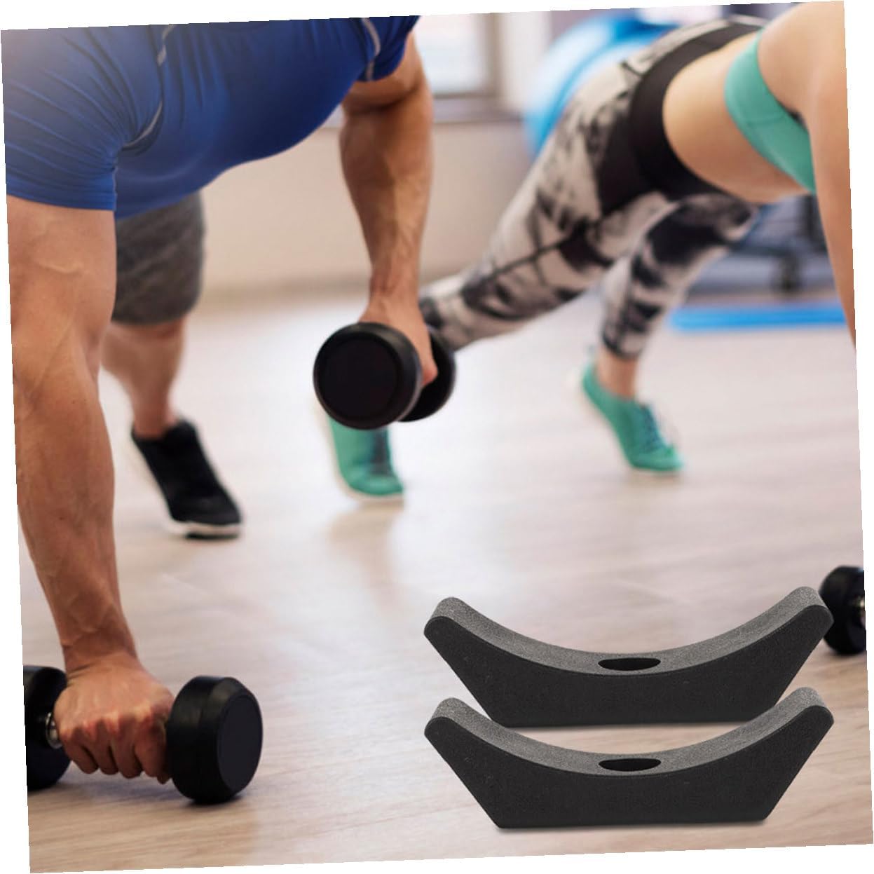 5Pcs Dumbbell Rack Stand Gym Dumbbell Holder with Wear-resistant PP Material Compact Weight Storage Rack for Home and Gym Use