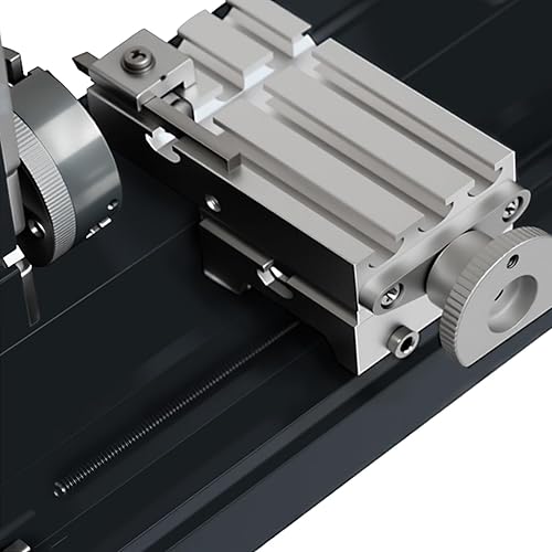 Miniatura 4 de Torno miniatura totalmente metálico 36W 20000rpm Mini máquina de torno de metal didáctico para artesanía de carpintería aficionada