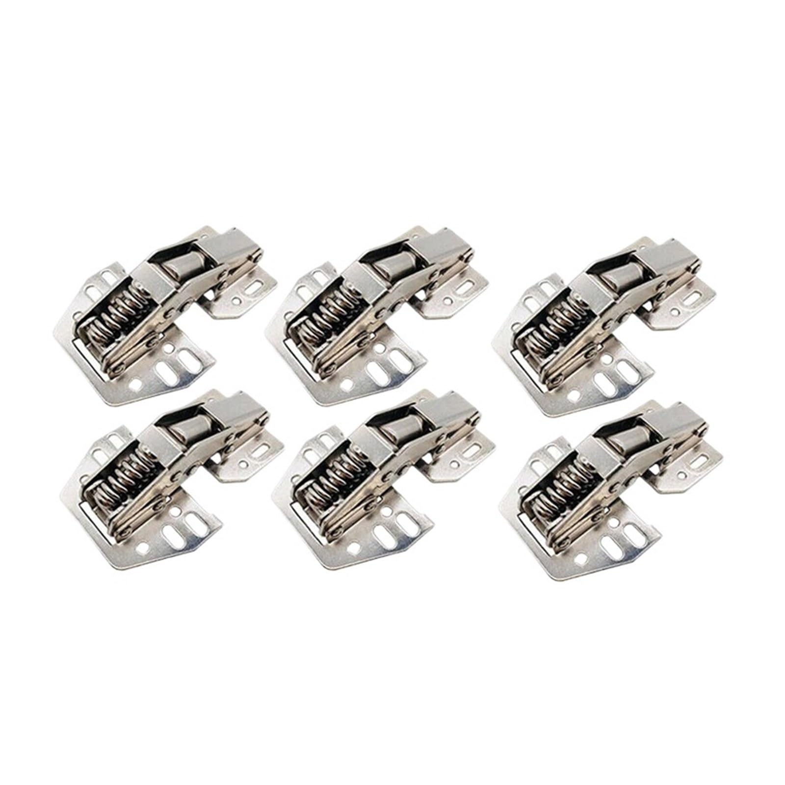 2-12PC Overhead Swing Up Hinges for Face Frame Cabinet and RV Cupboard Doors(6pcs)