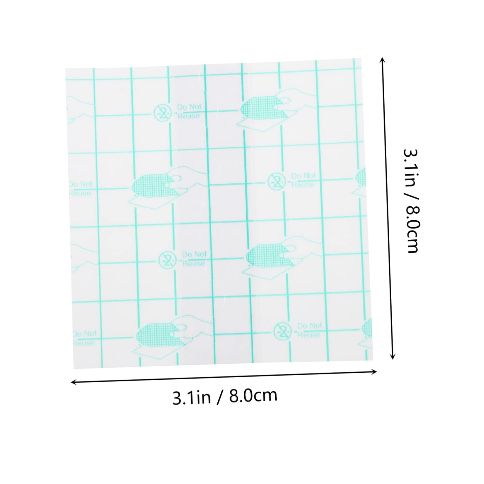 HONMEET Mixing Plate Makeup 100pcs Disposable Hand Makeup Pallets Random Style