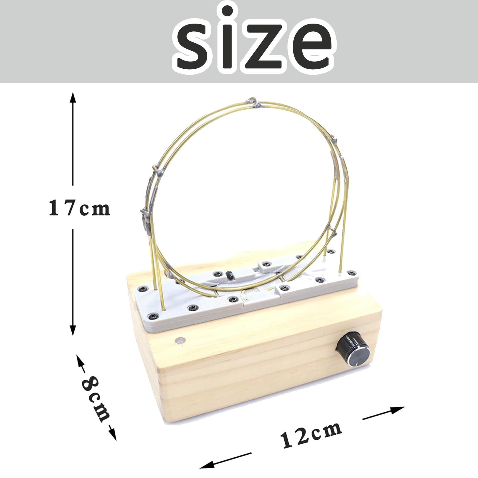 Modello Fai-da-Te di Macchina A Moto Perpetuo, Acceleratore Elettromagnetico, Controllo E Regolazione della Direzione/intensità della Corrente, Kit Didattico Scientifico.