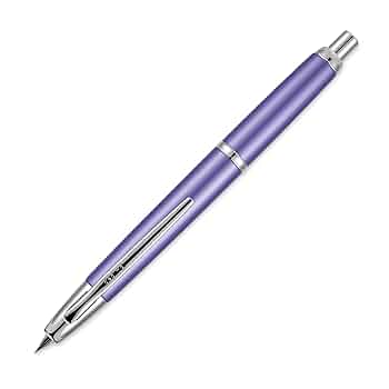筆記具 PILOT CAPLESS decimo 20colors Purple FP Pilot Vanishing Point Decimo Fountain Pen - Purple - The