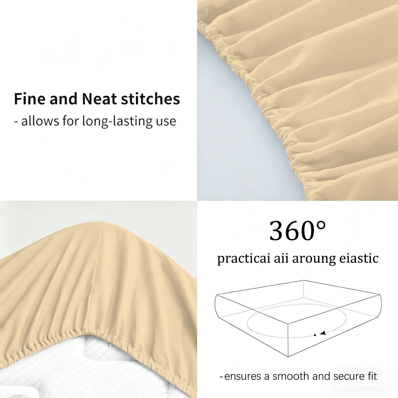Lenzuolo con angoli, per letto super king size, 180 x 200 cm, motivo animale dei cartoni animati, con tasca profonda 30,5 cm, facile da pulire, morbida microfibra spazzolata, resistente allo