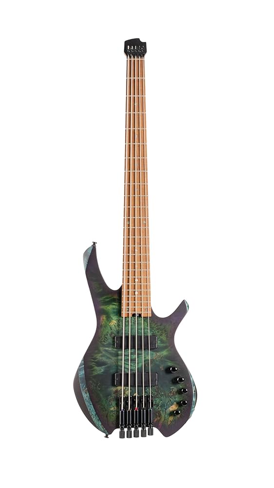 Amazon.com: Cort 5-String Headless Space Bass Star Dust