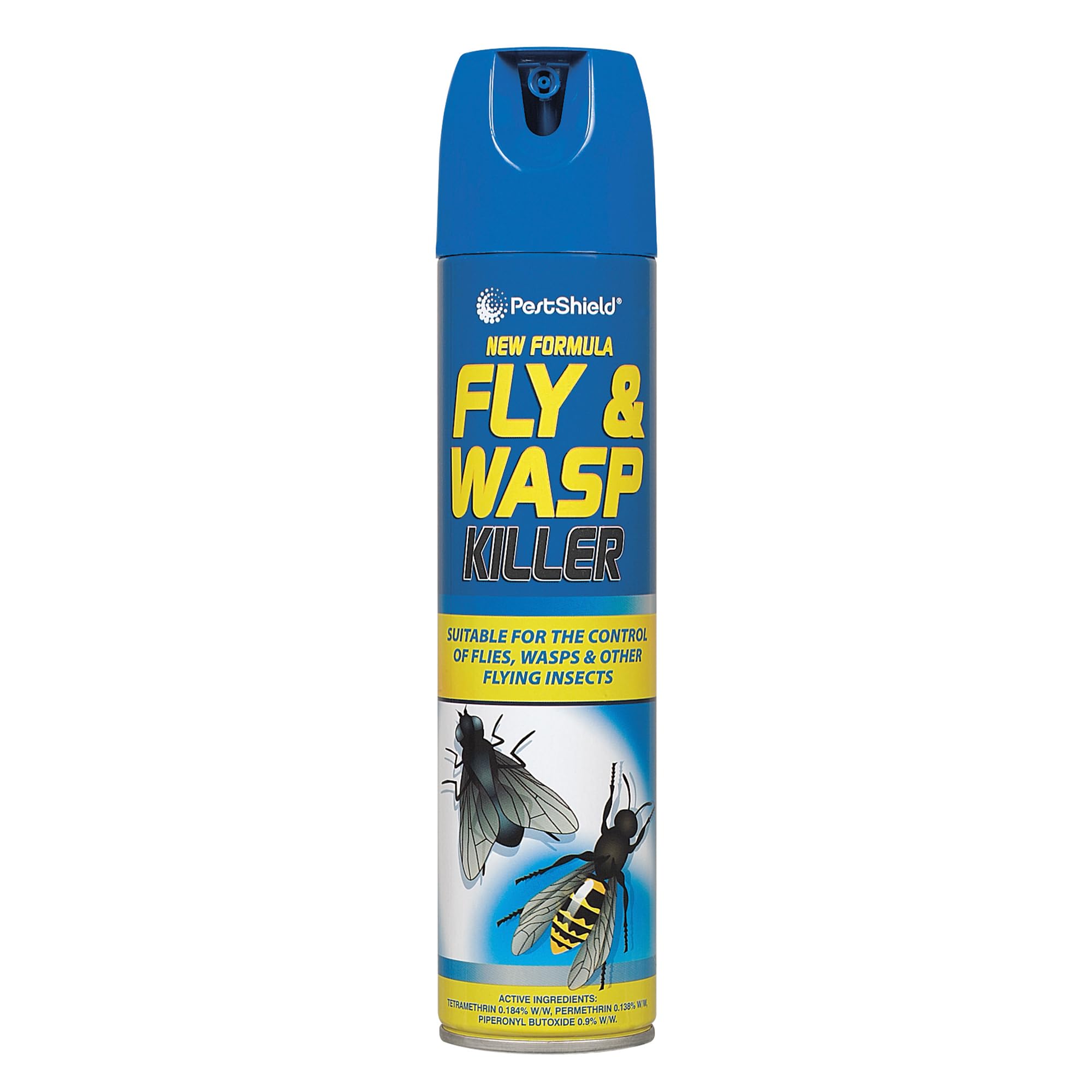 3x FLY AND WASP KILLER SPRAY KILLS FLIES WASP MIDGES MOSQUITO FAST ACTING 300ML
