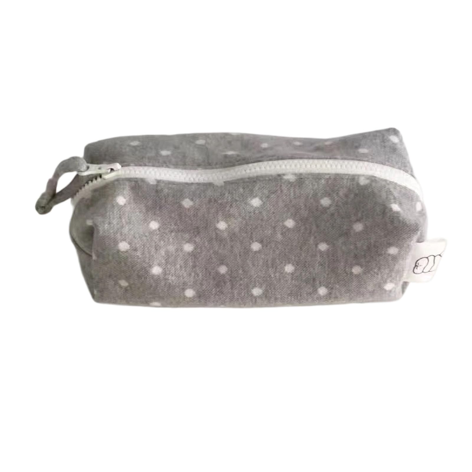 Aesthetic Floral Print Pencil Case with Zipper, Versatile Storage Pouch for School Office Girls Boys Cosmetic Wallet