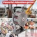 Vixen Horns Air Raid Hand Crank Siren, Loud Heavy Duty Tornado Siren with Base/Table Mount, Fire Air-raid Alarm, Warning Construction Air Horn VXS-1200M