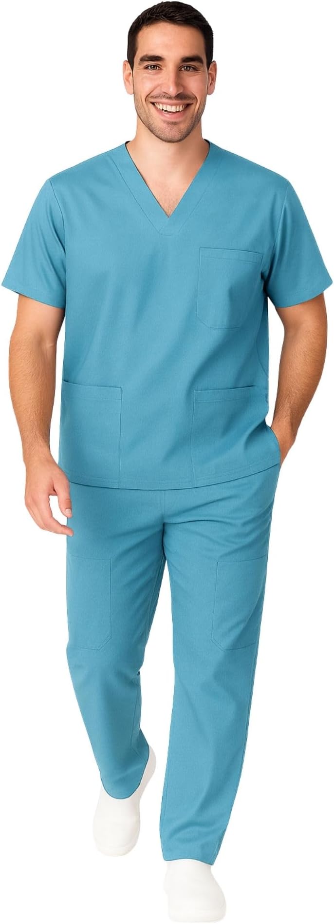 M&M SCRUBS Men Scrub Set Medical Scrub Top and Pants