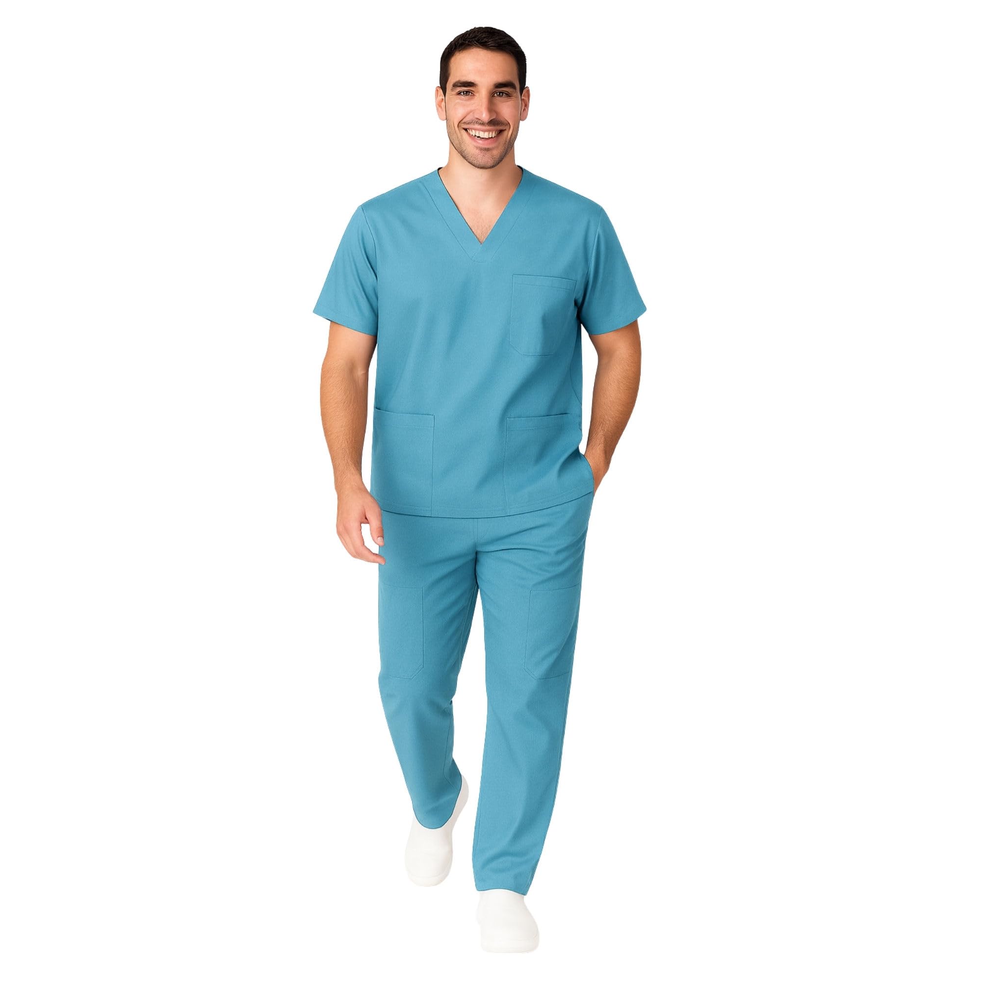 M&M SCRUBS Men Scrub Set Medical Scrub Top and Pants