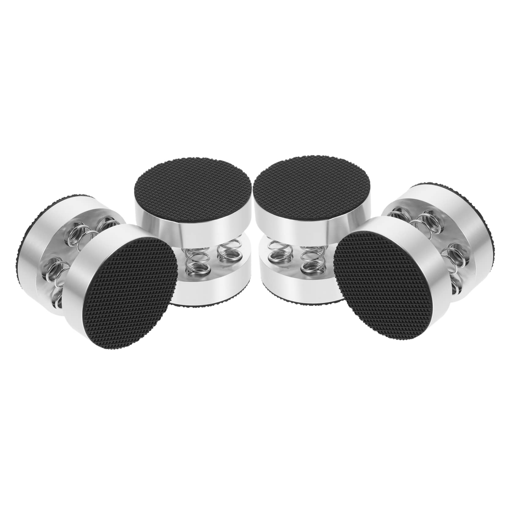 Angoily 4pcs Speaker Spring Pads Isolation Pads for Turntables Speakers Vibration Dampening Universal Feet Aluminum for