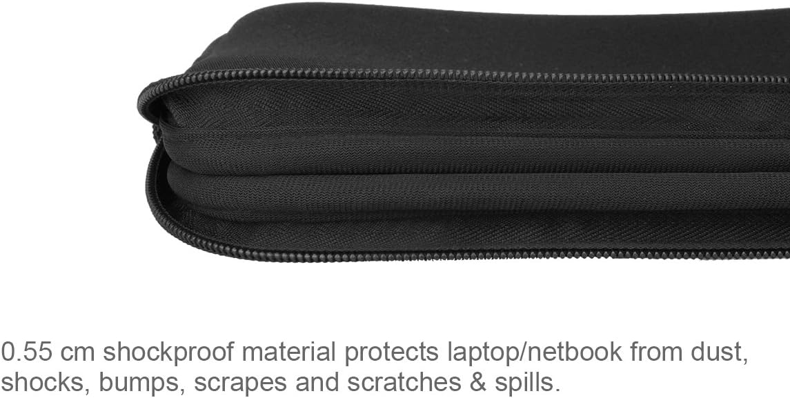 Arvok 13-14 Inch Laptop Sleeve Multi-Color & Size Choices Case/Water-Resistant Neoprene Notebook Computer Pocket Tablet Carrying Bag Cover, Black : Electronics