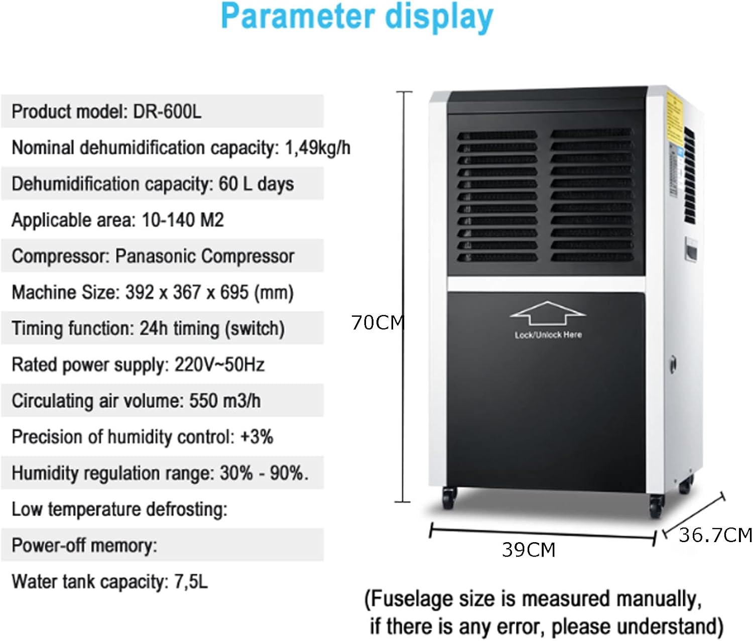 Foto del Deshumidificador