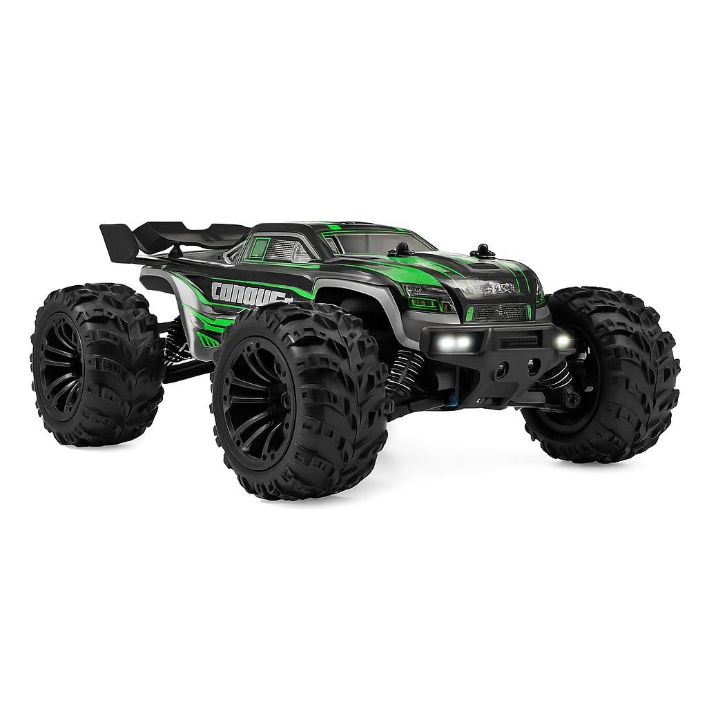 1 16 Scale RC Monster Truck High-Speed Remote Control Car with All-Terrain Tires Hobby Off-Road Vehicle for Adults