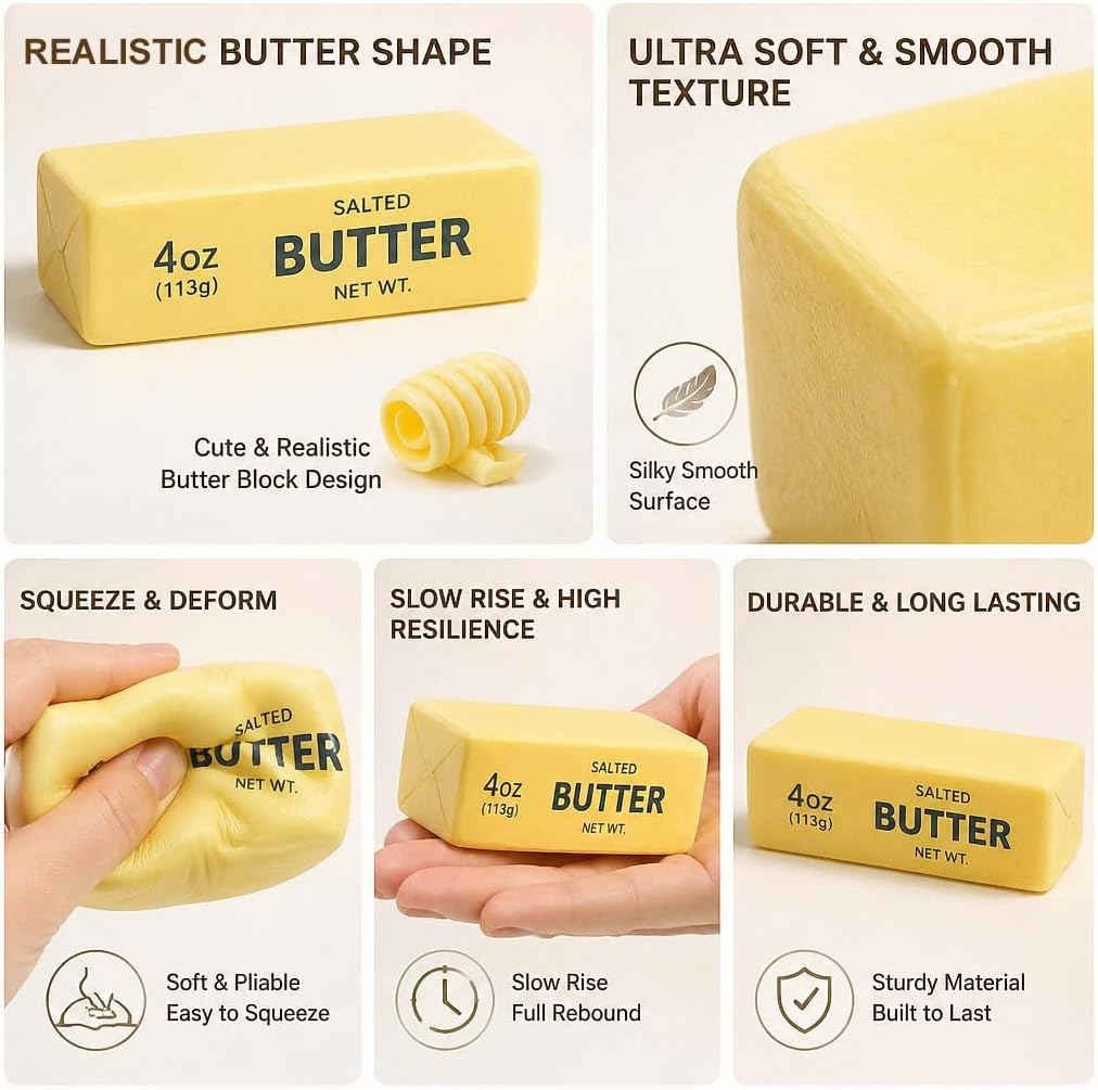 This Cute, Slow-Rebound Stress Ball Helps Relieve Anxiety and Stress in Adults, and it Also Serves as a Refreshing Stress-Relief Toy for Children with Autism. (Large)