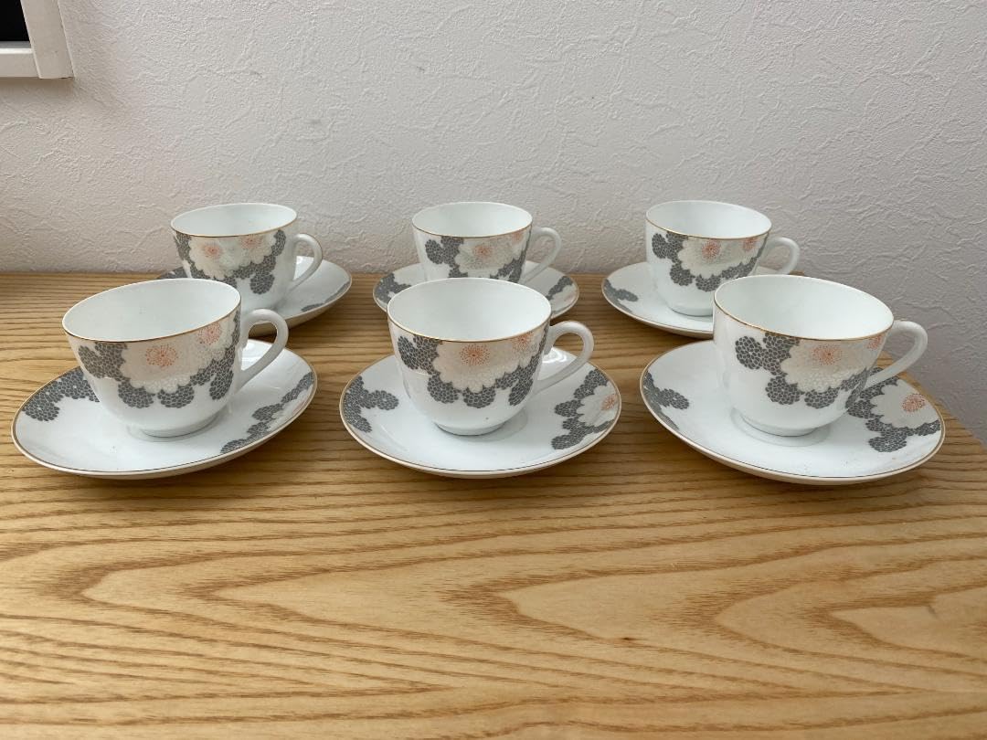 オールドノリタケカップアンドソーサー6客セット