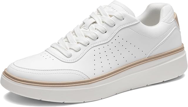 Bruno Marc Chaussures Mode Chaussures décontractées Confortable Robe Respirante Chaussures pour sneakerSoleil d'une journée Confort respirant chaussures de marche légères pour homme, polyvalentes pour le travail, le voyage, le shopping et les week-ends détendus.