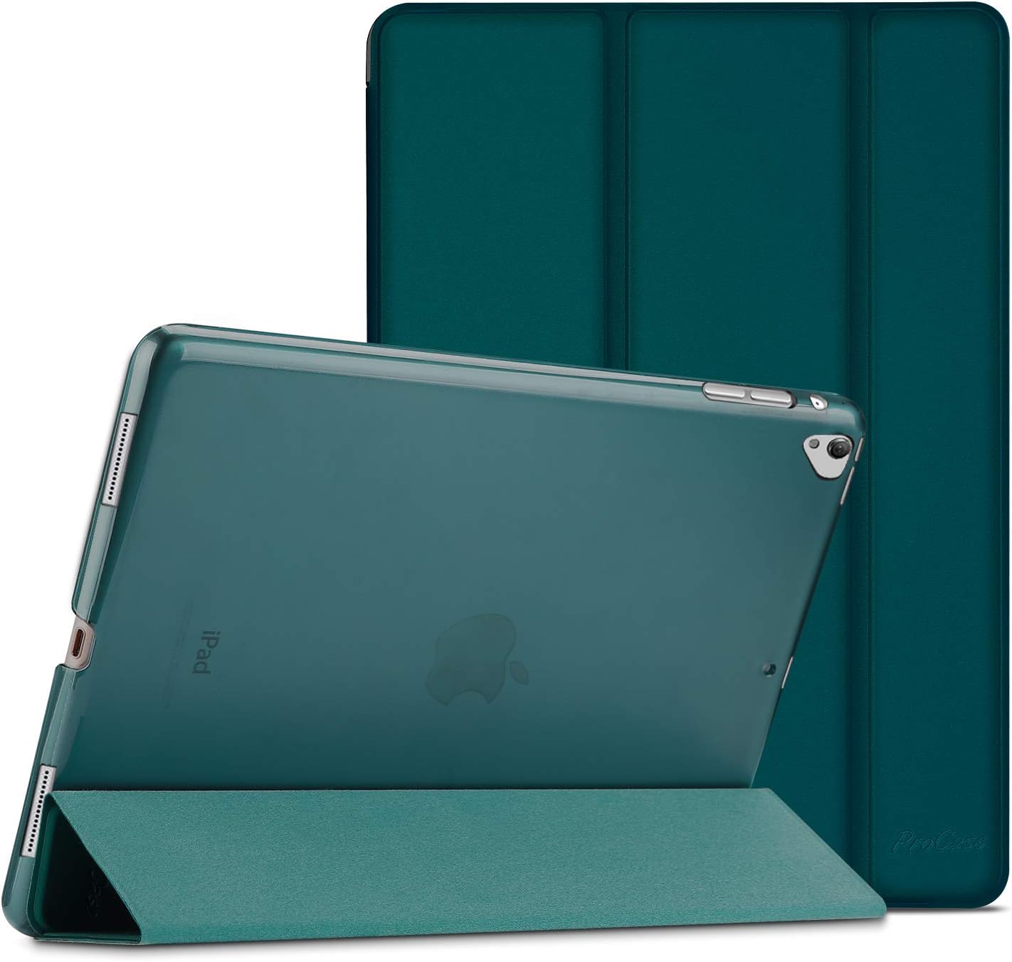 ProCase Smart Case for iPad Pro 12.9 1st and 2nd Generation (2015 and 2017 Model), Stand Cover Support Auto Sleep/Wake -Emerald
