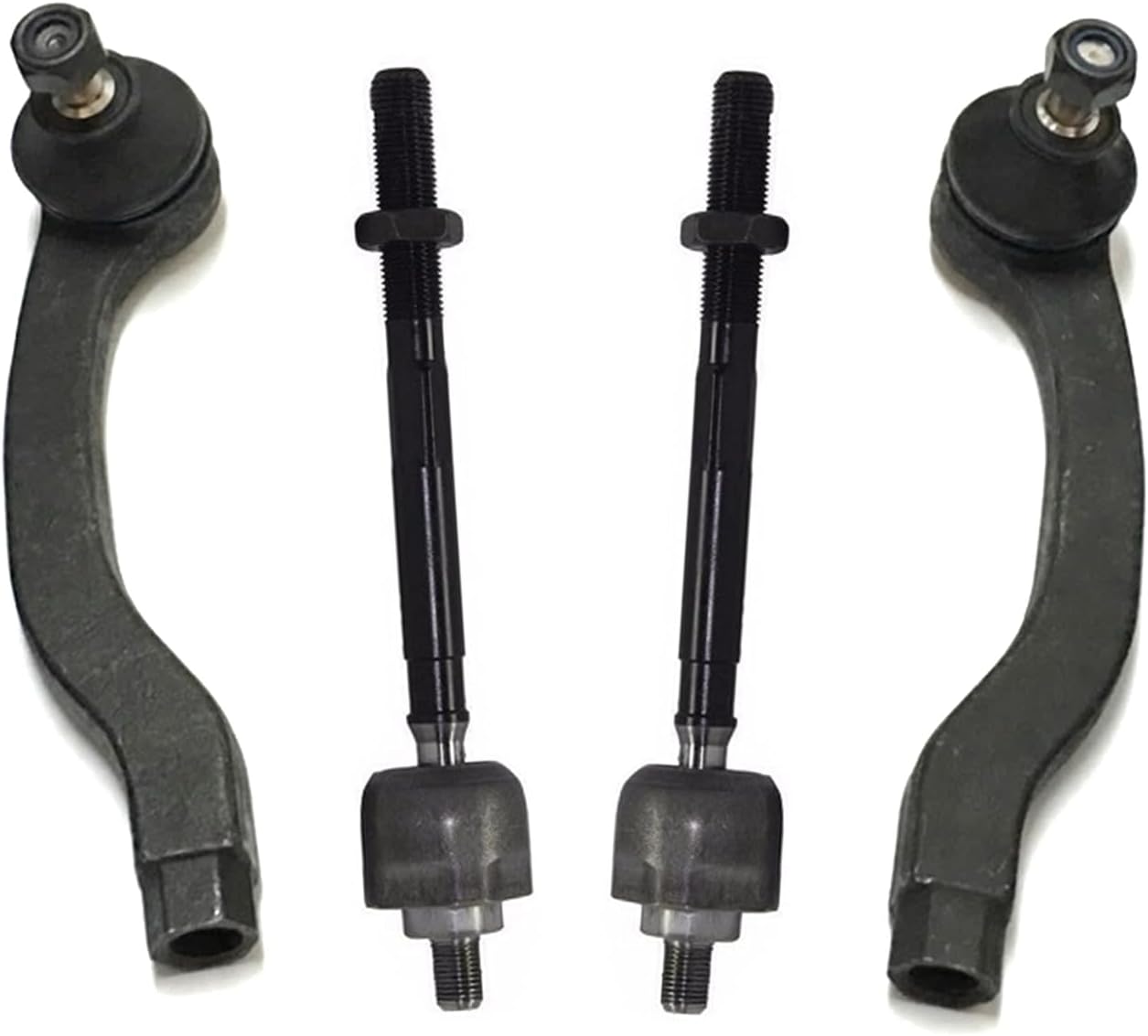 PartsW - 16 Pc Upper & Lower Control Arms, Lower B Joints, Outer & Inner Tie Rod Ends, Sway Bar End Links, Front and Rear Suspension Kit Fits Honda CR-V 1997-2001//