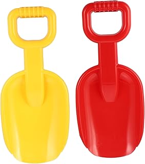 CIYODO 2 Pçs Pá De Praia Infantil Brinquedos De Praia Brinquedos Ao Ar Livre Ferramentas Pás De Areia Para Pás Com Pá De Plástico Pás De Areia De Praia Pás De Areia De Plástico Mini