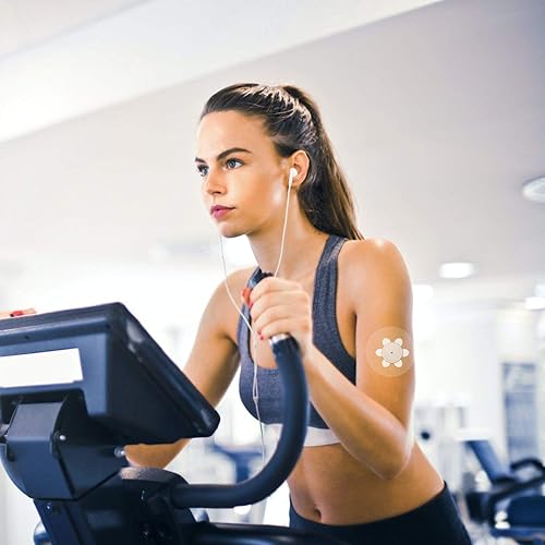 Miniatura 3 de Parches impermeables para Freestyle Libre, paquete de 40 + 1 funda libre, una cubierta de sensor libre de plástico y 40 parches adhesivos CGM