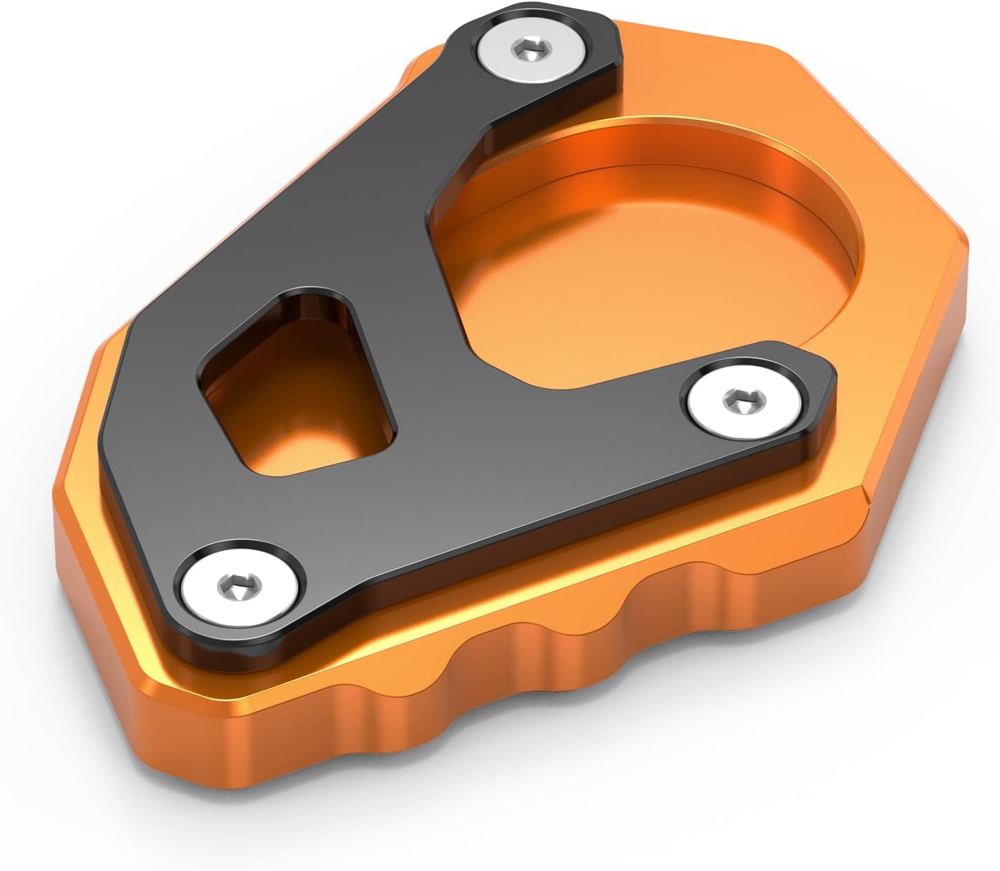 Orange Kickstand Kick Side Stand Extension Plate Compatible with K-T-M 690 Enduro R/SMC R 2019-2021,1050/1090/1190/1290 Adventure 2014 2015 2016 2017 2018 2019 2020