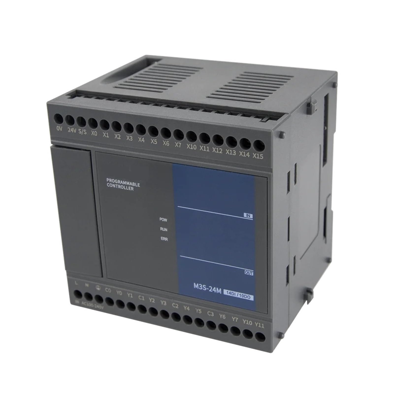 Contrôleur PLC Contrôleur logique programmable PLC série M3S 14DI 10DO Sorties Relais