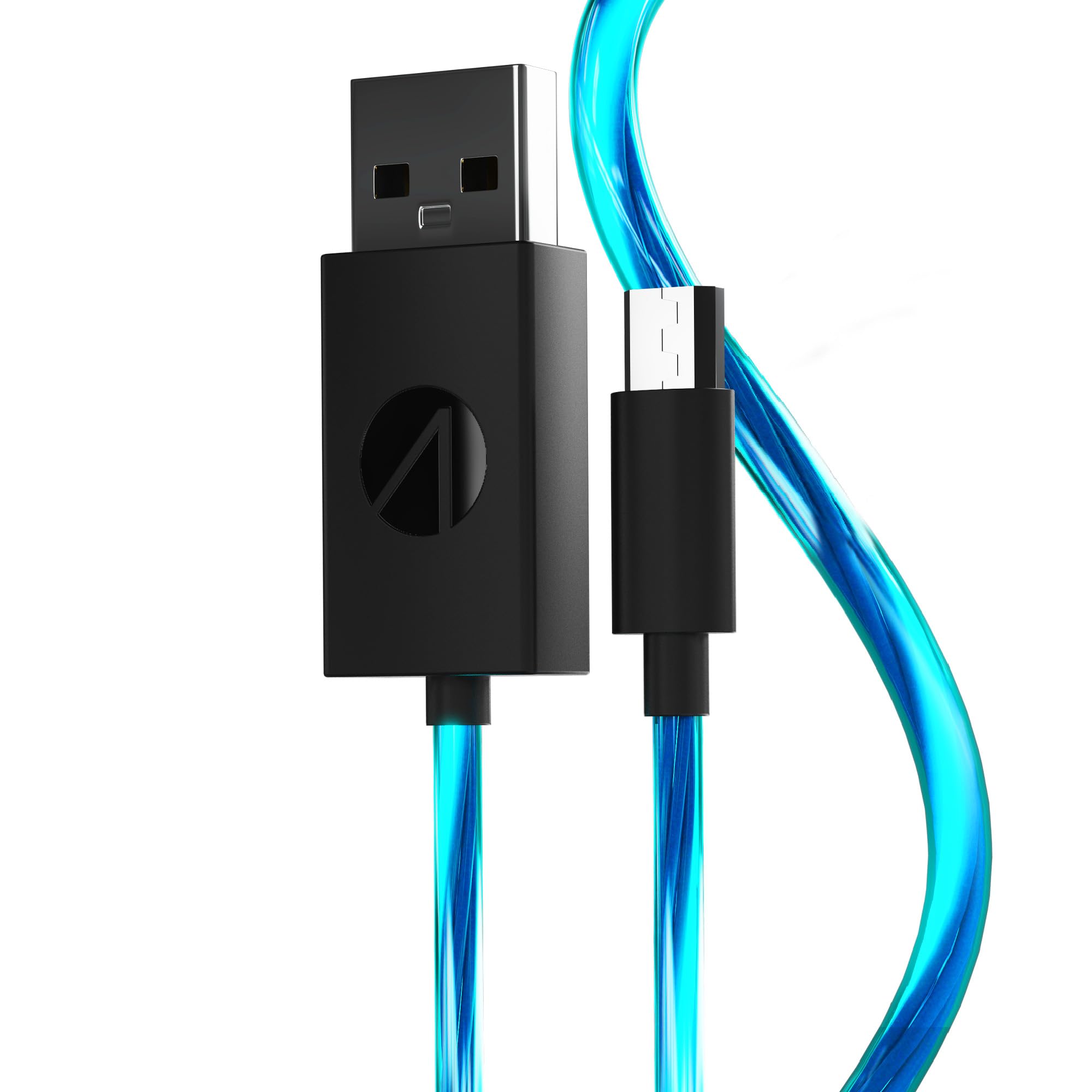 STEALTH Câbles 2M LED Light Up Twin Play & Charge, Compatible avec PS4 et autres appareils