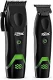 Professional Hair Clippers for Men-Cordless Professional Barber Clipper Set with Precision Blades, USB Charging,Guide Combs Set, for Men & Women,Black - 1