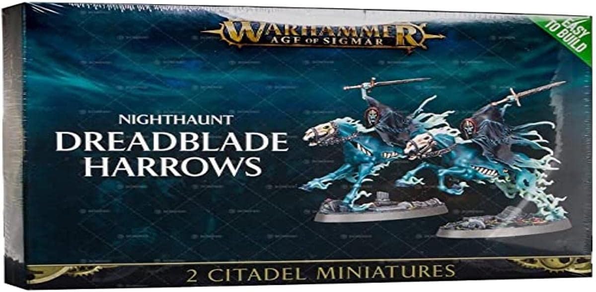 Games Workshop Warhammer AoS - Easy to Build: Nighthaunt Dreadblade Harrows