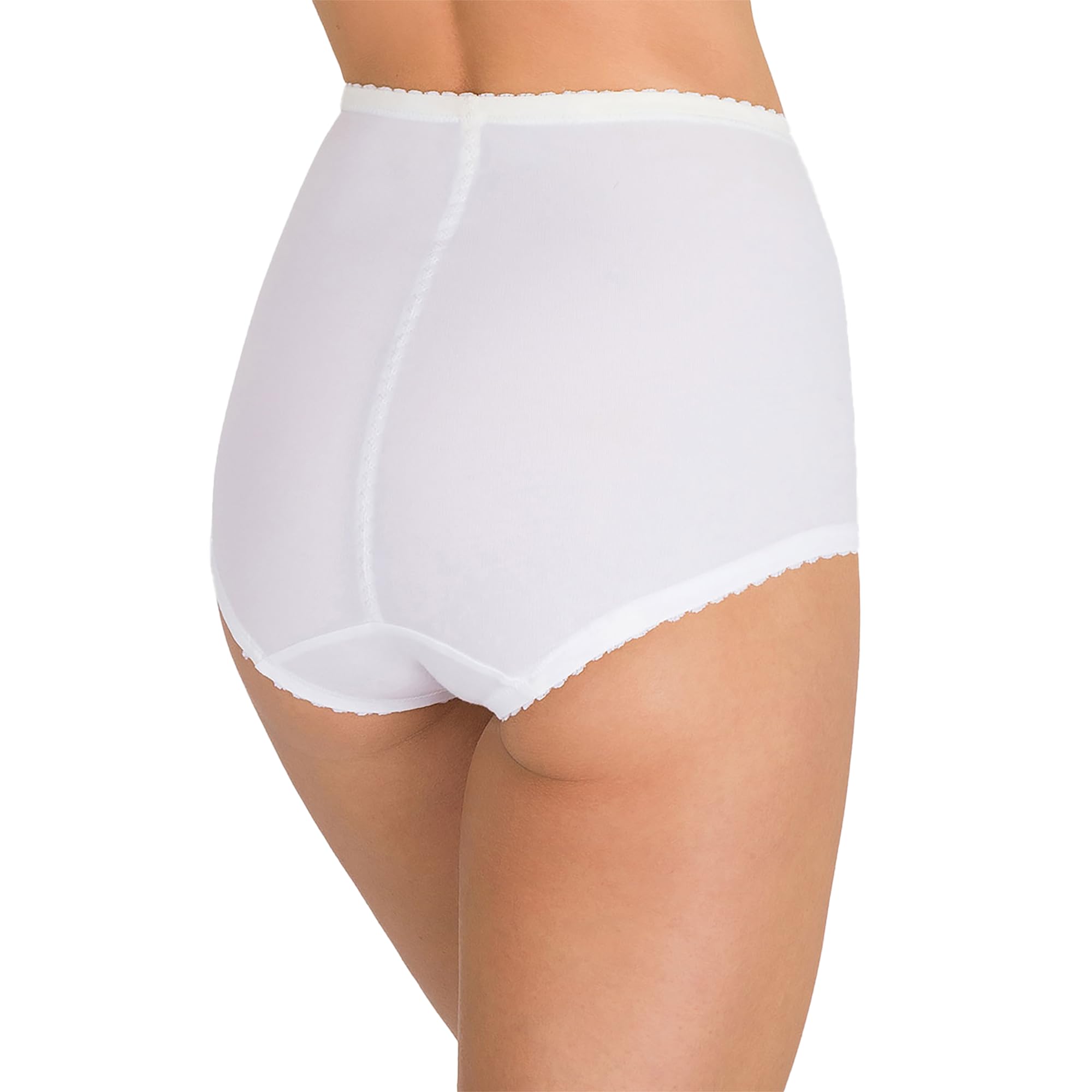 Playtex Guaina Intimo Modellante in Microfibra - Regina di Quadri Donna x1, Bianco, 2/S