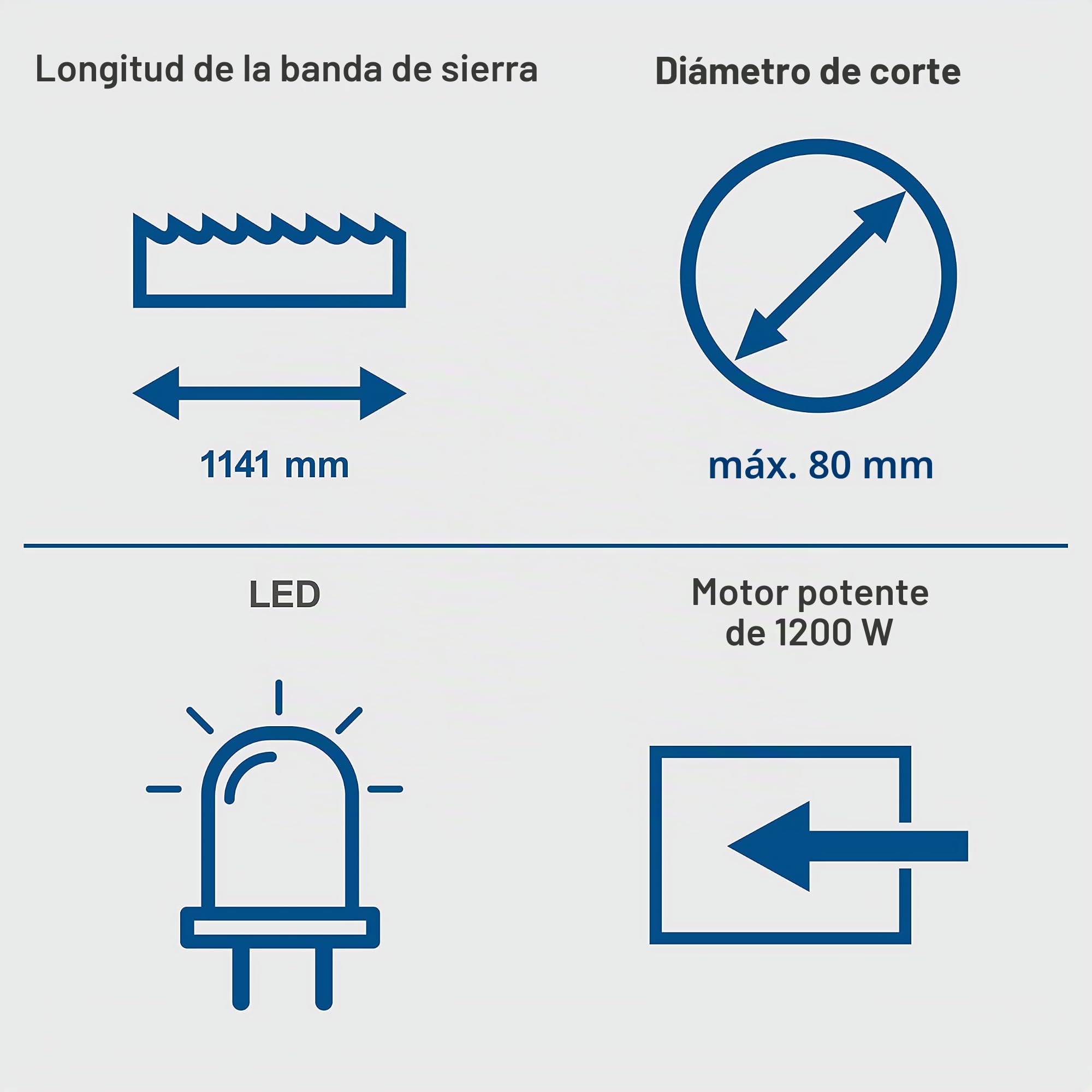 Scheppach - Sierra de cinta para metales MBS1200 | 1200W | Corte 127x127mm | Velocidad variable: 0,7-2,4 m/s | Ligera, manejable y extraíble para uso eléctrico | LED&Segunda hoja incluida