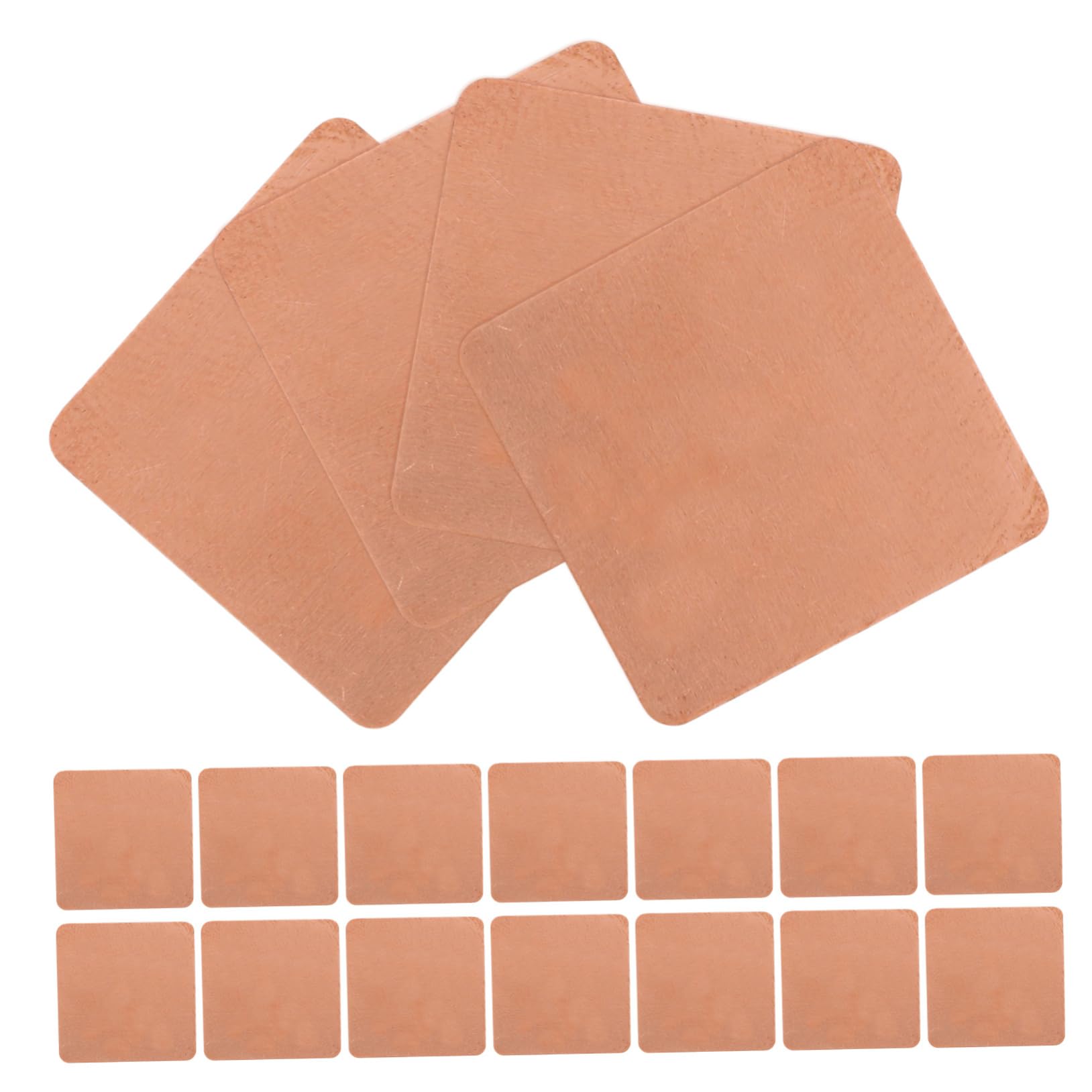 CIYODO Ultrathin Mobile Phone Heat Sink 20pcs Copper Plates Smooth Surface for Computer Graphics Card and DIY Projects