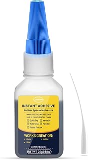 SAPBOND Rubber Glue-25g Rubber Adhesive, for bonding Rubber and Rubber, Rubber and Other Material.Professional Instant Super Glue for Tire, Boots, Belt, DIY Crafts, Rubber Product and More