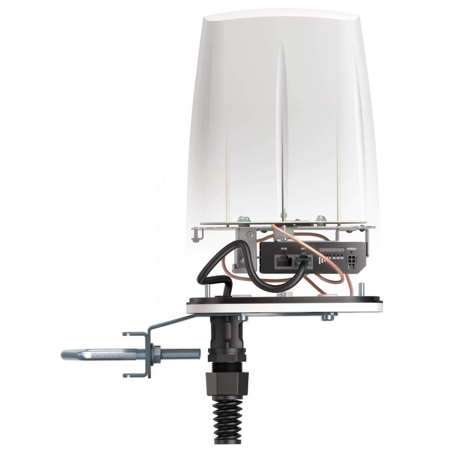 Quspot Antenna Di Rete Antenna Omnidirezionale Poe/lan 4 Dbi (quspot For Rut240/rut230 - Quspot, 7 Dbi, - 0.694-0.96/1.7-2.2/2.2-2.7 2.4-2