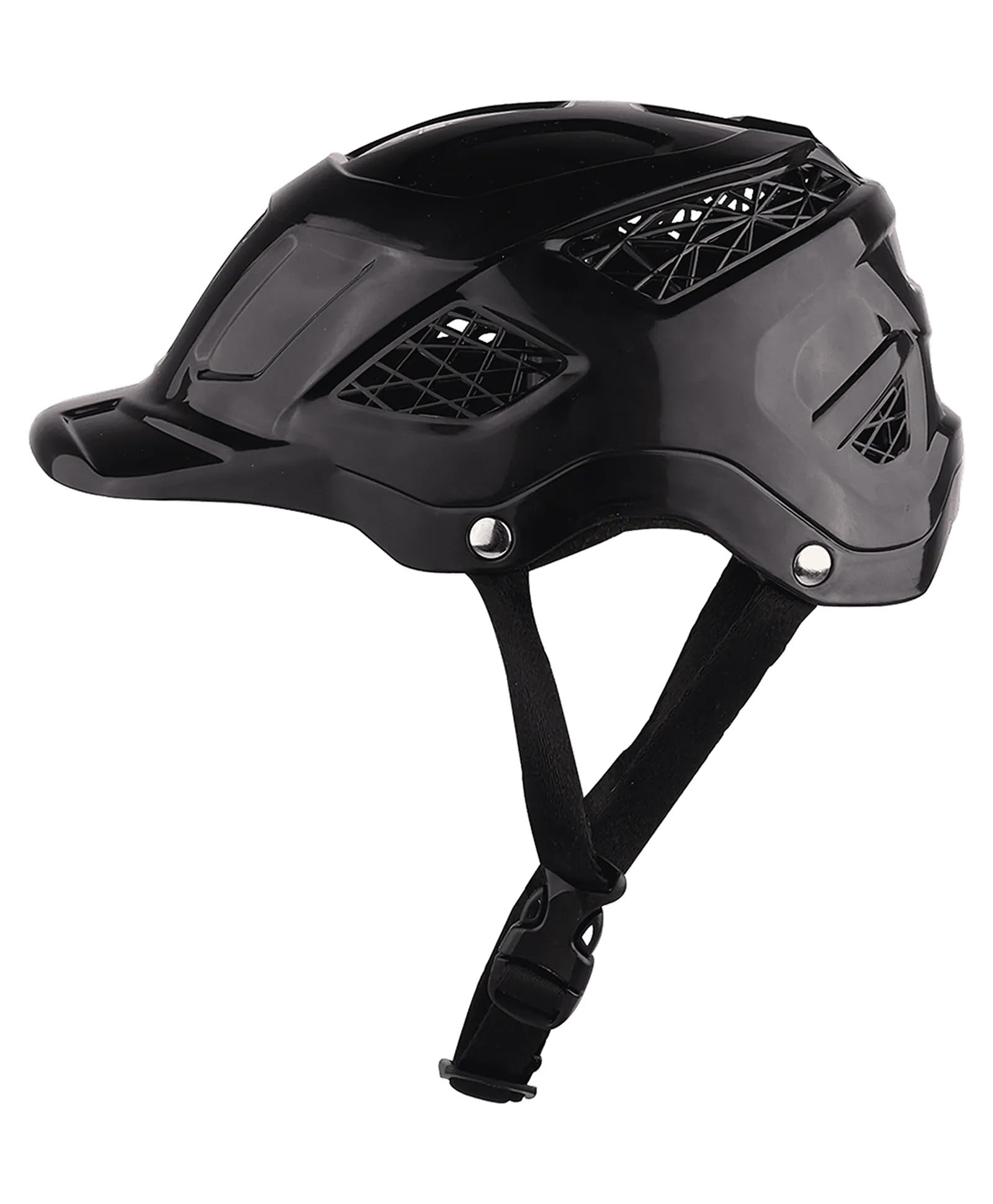 Steelbird Adjustable Kids Helmet – Multi-Sport Cycling, Skating & Skateboarding Helmet for Boys & Girls | Lightweight with Superior Ventilation (Black, S)-image-8