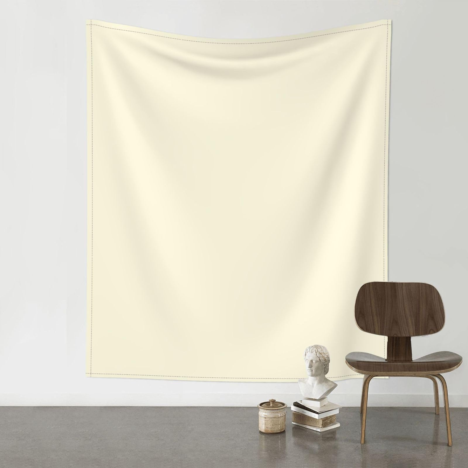 YYHWHJDE Cream Prints 60x51in Wall Tapestry – High-Grade Polyester Throw for Dorm, Beach & Home Decor