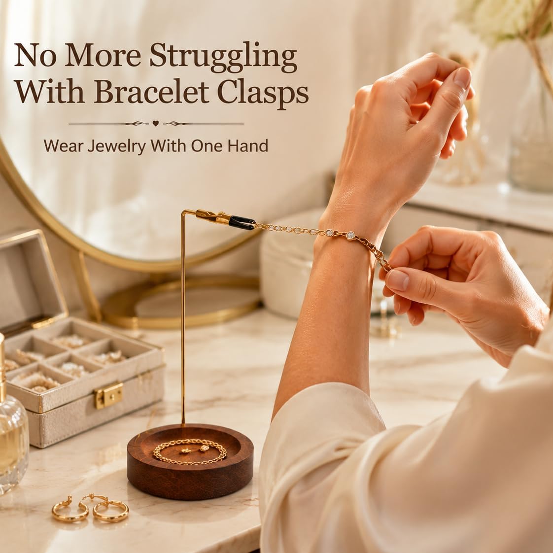 2 Pcs Bracelet Helper Tool, One-Hand Jewelry Clasp Fastener Assistant