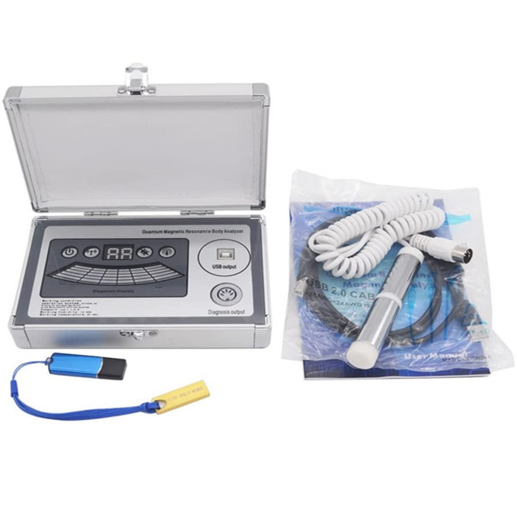 LXT PANDA Body Analyzer - Mini Quantum Resonance Magnetic Analyzer - Human Body Analyzer State Health Analyzer with USB Cable